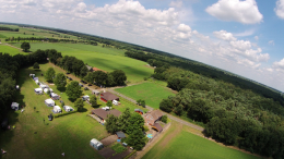 Luchtfoto Minicamping De Linde Limburg